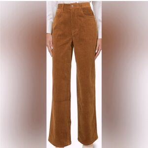 Rails Getty High-Rise Corduroy Pants Ground Cinnamon Brown Size 31 NWT